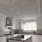 Ekena Millwork 66 56W x 66 56H x 38T Large Cameron Decorative Fretwork Ceiling Panels, PVC CELP67X6701CAM - alternate 2